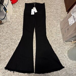 Show Me Your Mumu Black High-Waist Berkeley Super Flare Pants